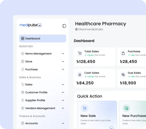 Medipulse dashboard preview