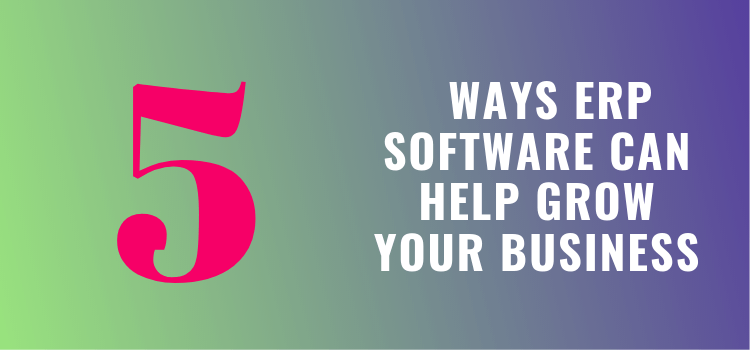 Top 5 Ways ERP Software Can Help Grow Your Business